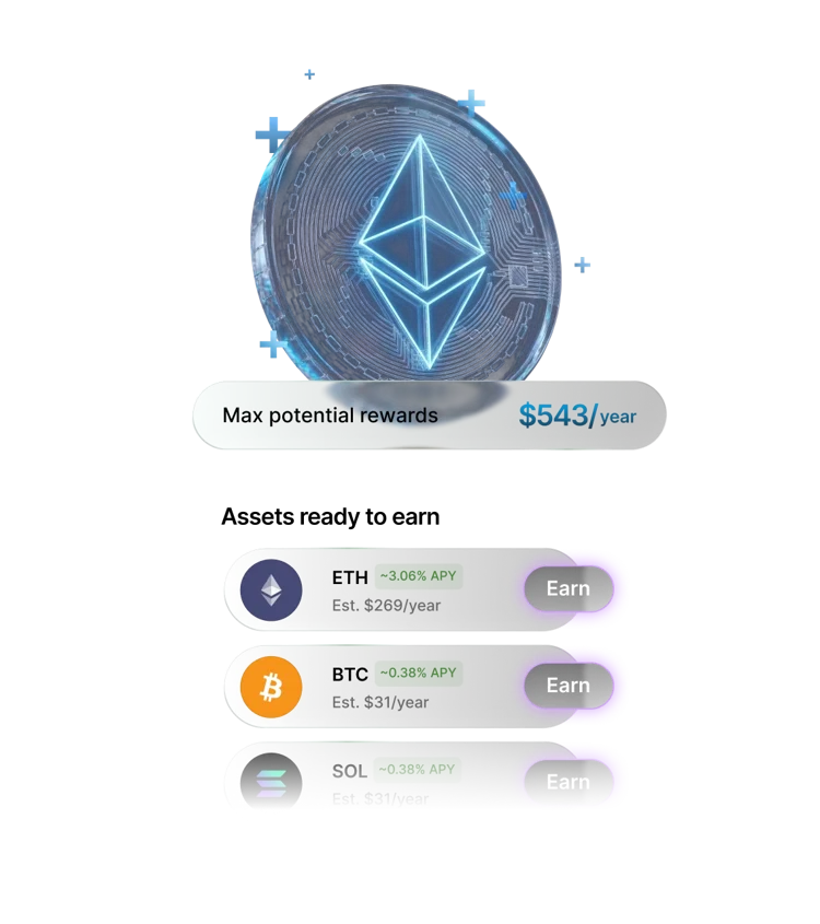Put your crypto to work